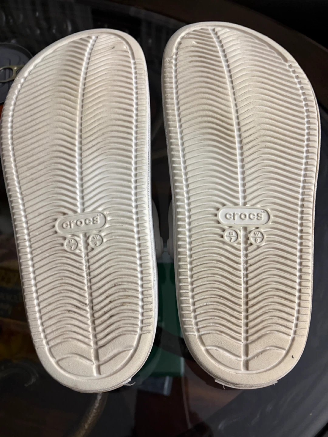 Crocs White Sandals  unisex - Size 7Men /9Women's - photo 5