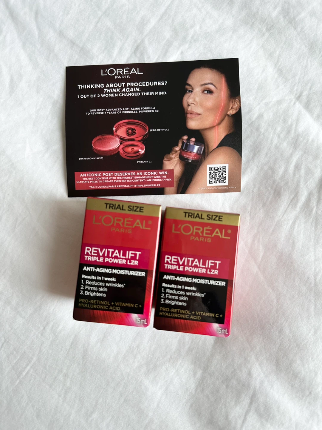 🆕 L'Oréal Revitalift Triple Power LZR (2 x 15ml)