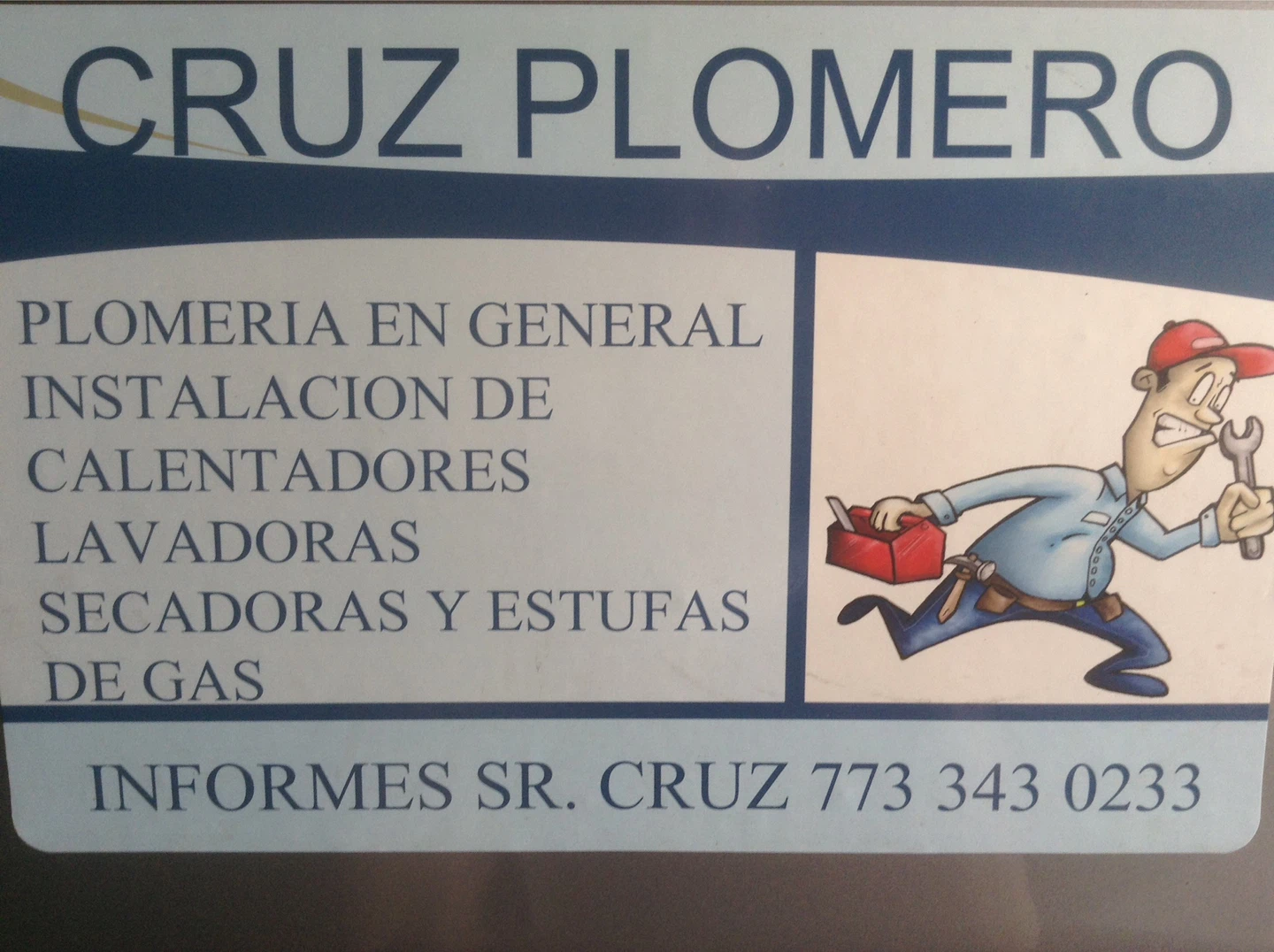 Cruz Plomero Plumbing Services