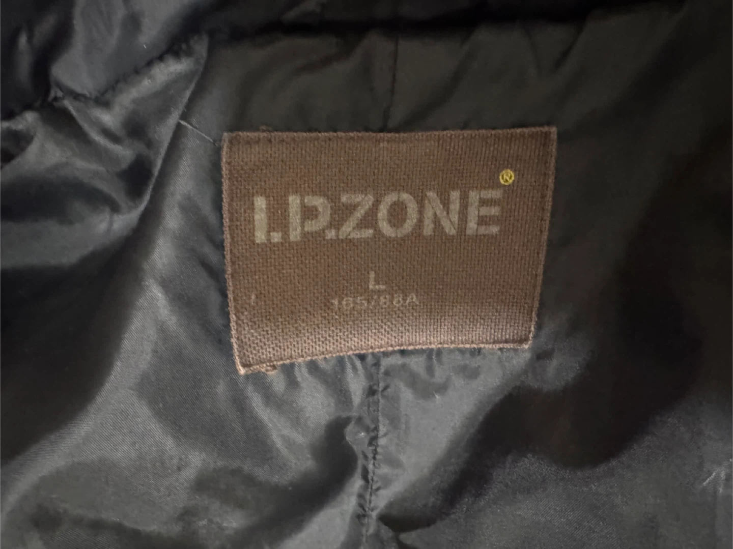 I.P. ZONE Puffer Parka Coat - Black - Size L - photo 4