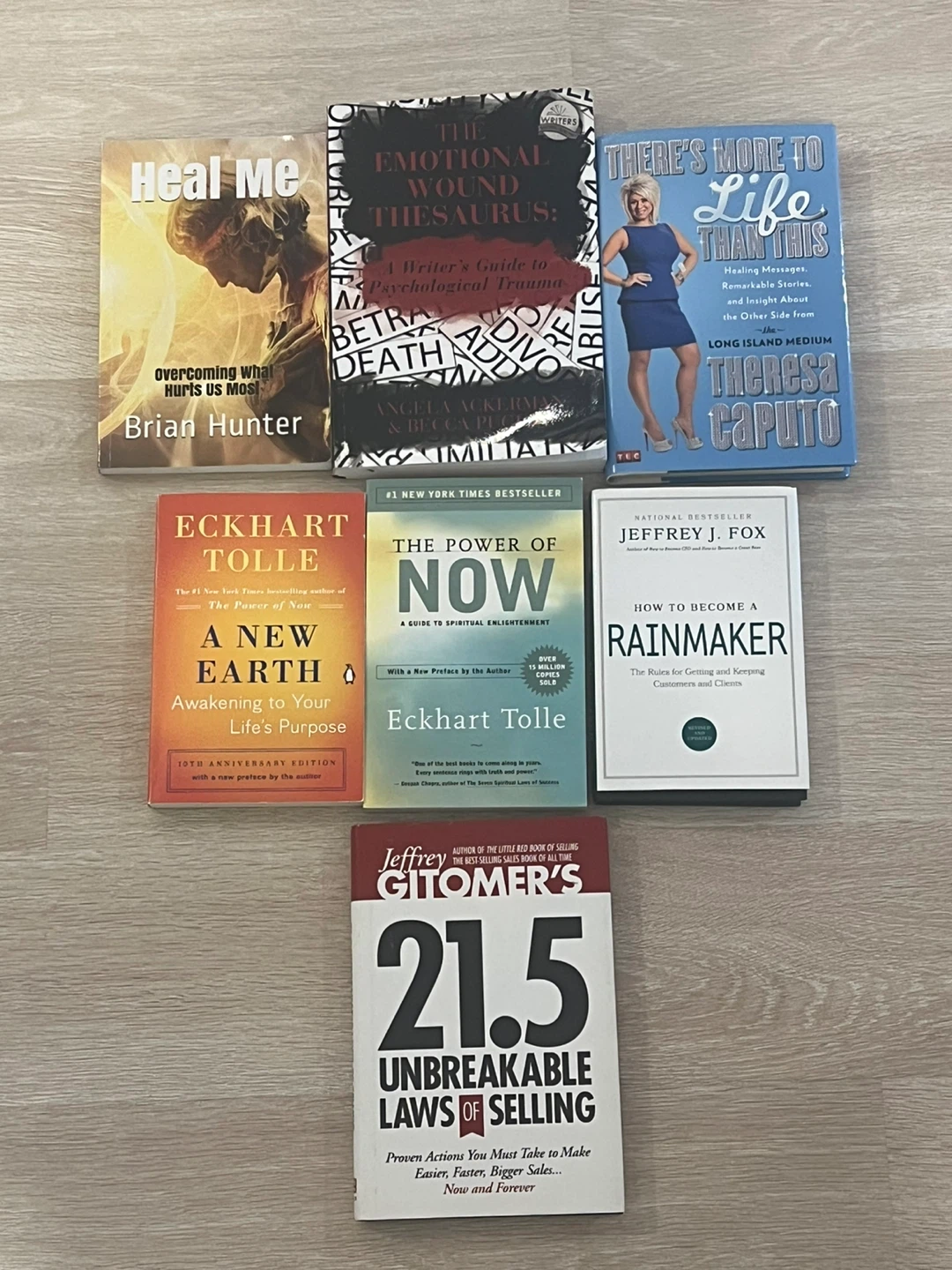 Self Help/ Business Books- Power of the Now, selling and More