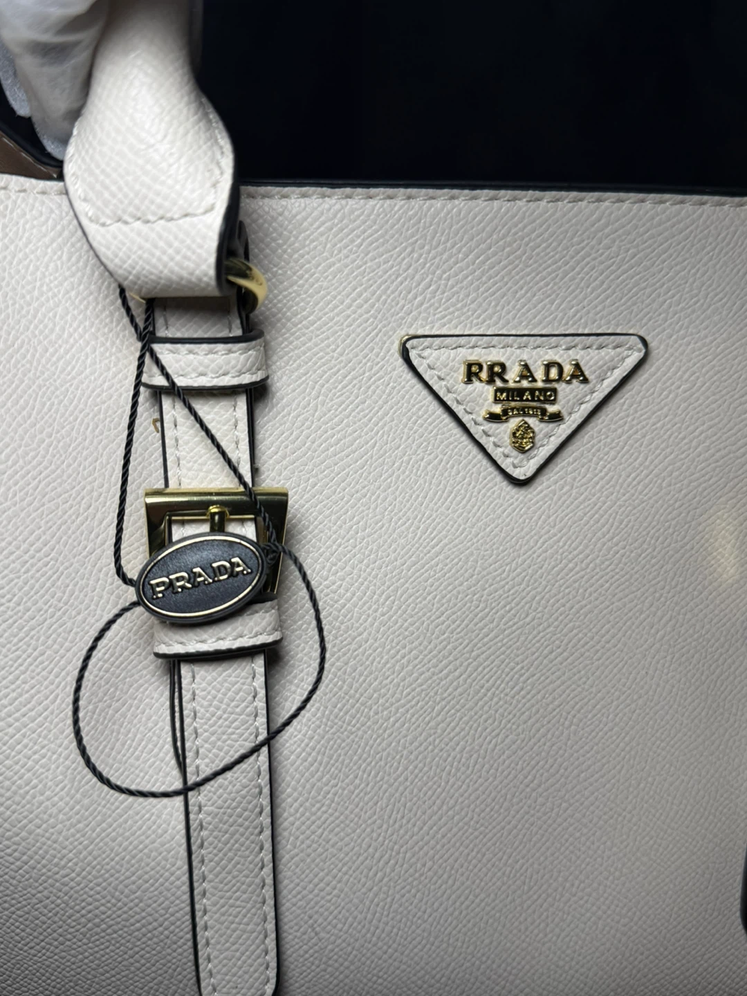 Prada White Leather Tote Bag - photo 2