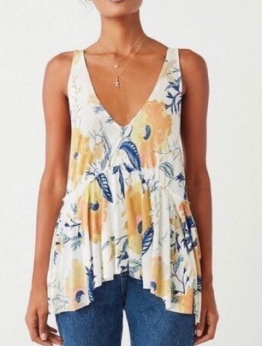 Women's Floral Tank Top