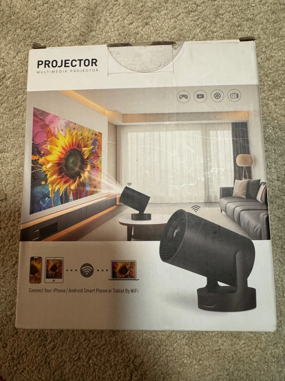 Kimwood Portable Projector - Black - photo 4