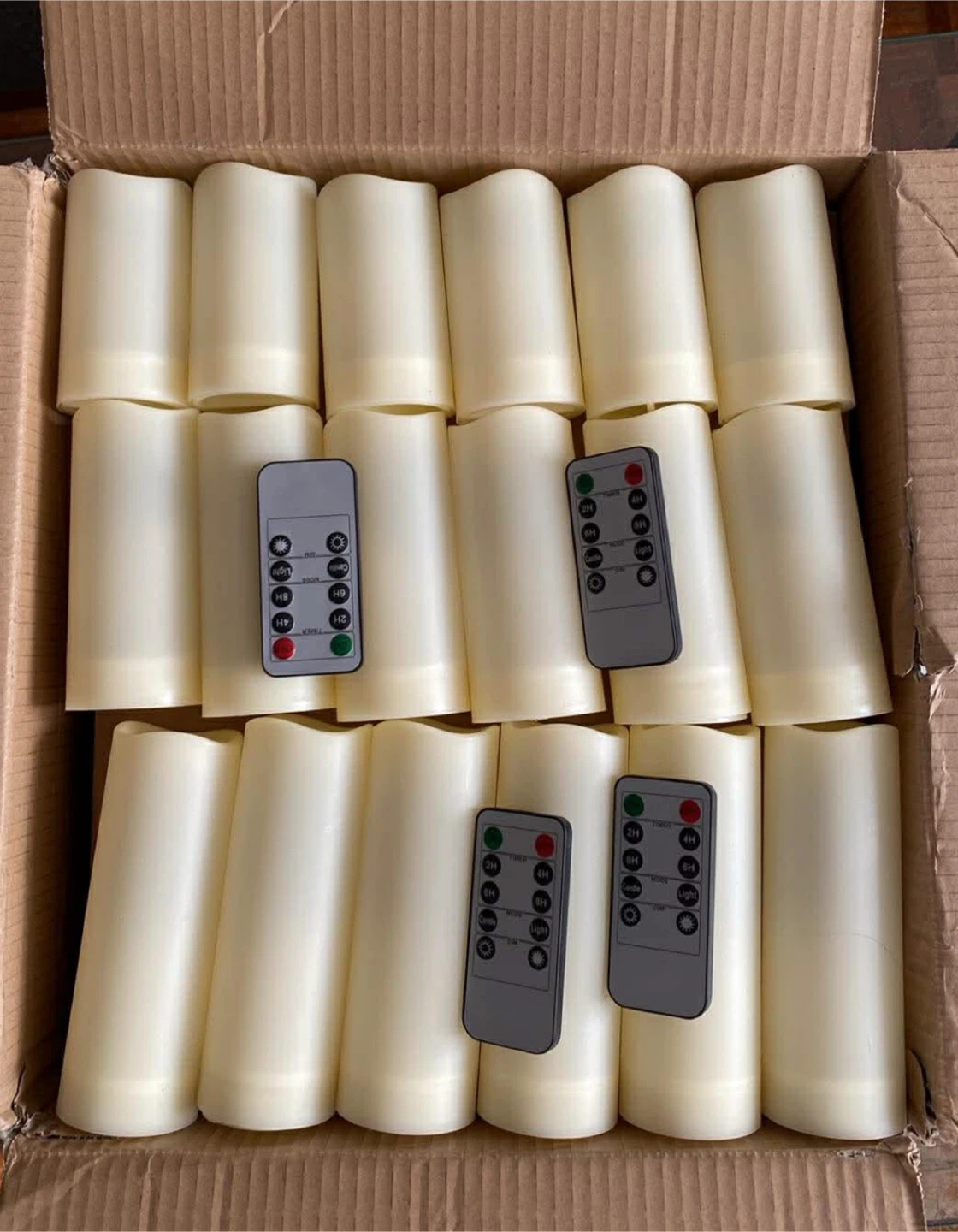 Set of 36LED Flameless Candles with Remote Control - photo 2