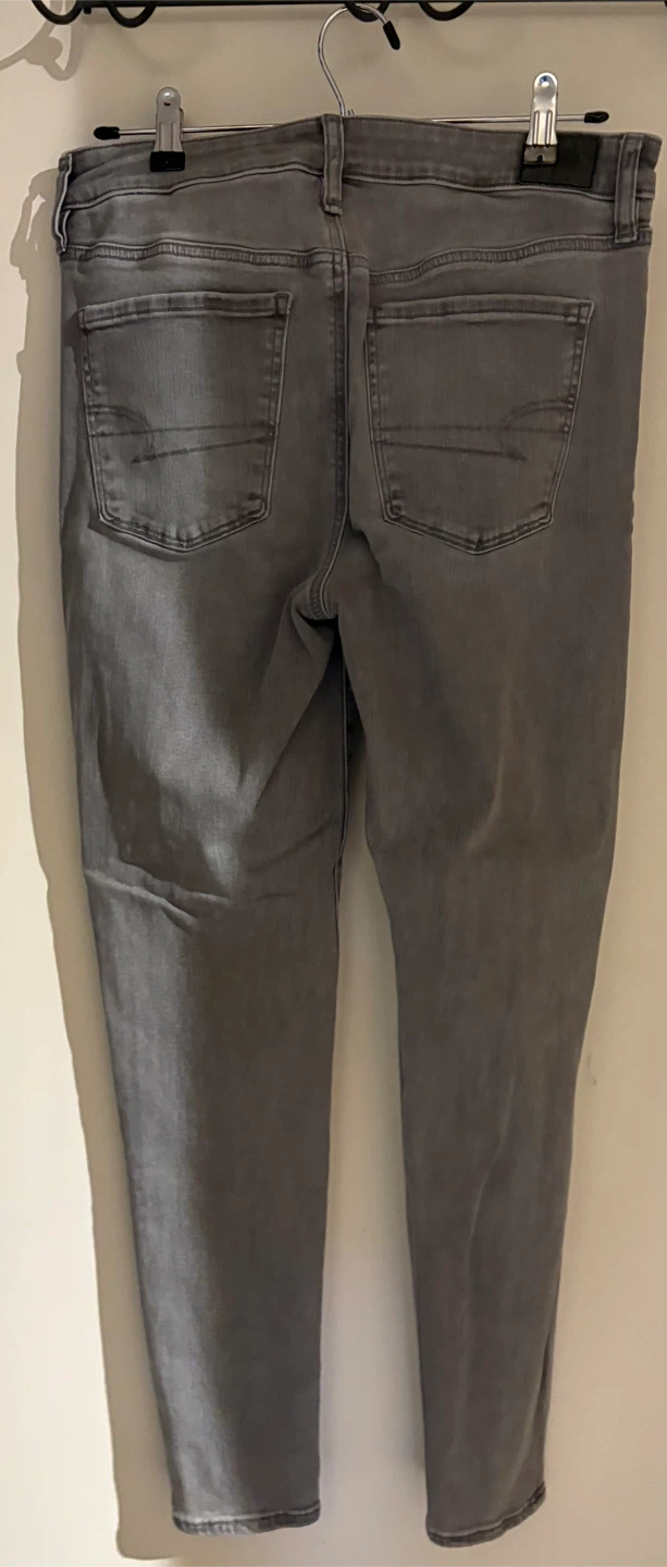 American Eagle Outfitters Grey Denim Jeans - Size 12 Long - photo 2
