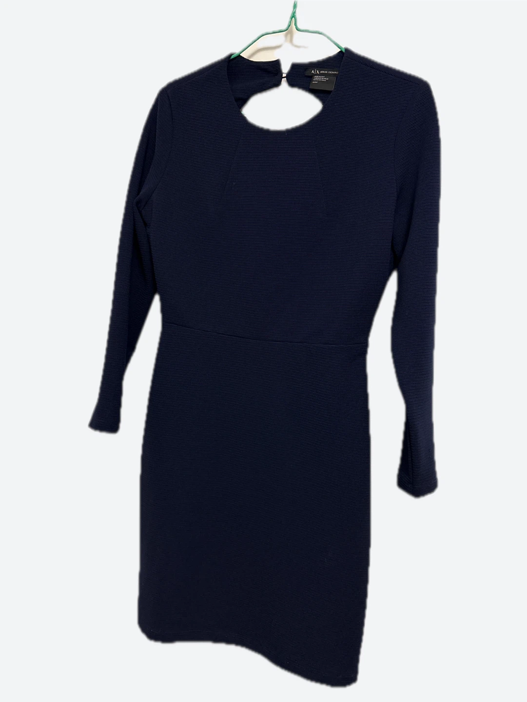 AX | Armani Exchange Navy Blue Dress with Cutout