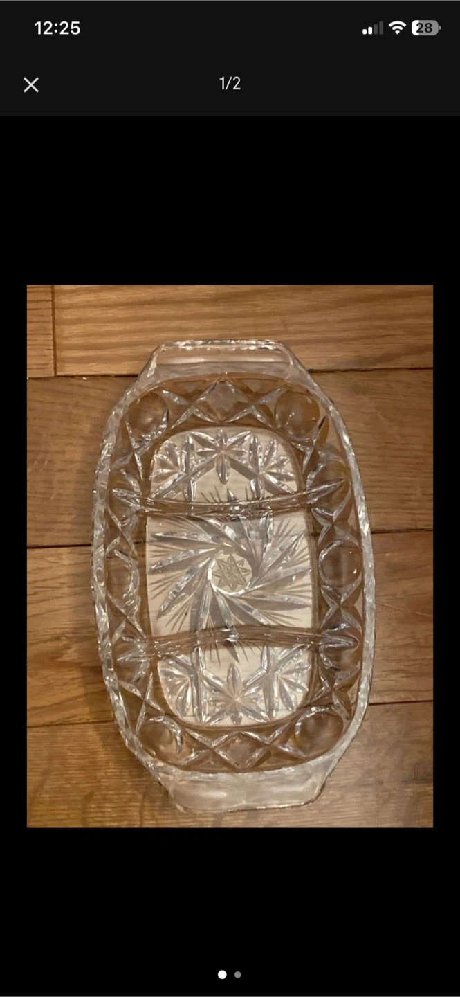 Vintage Glass Relish Dish - photo 2