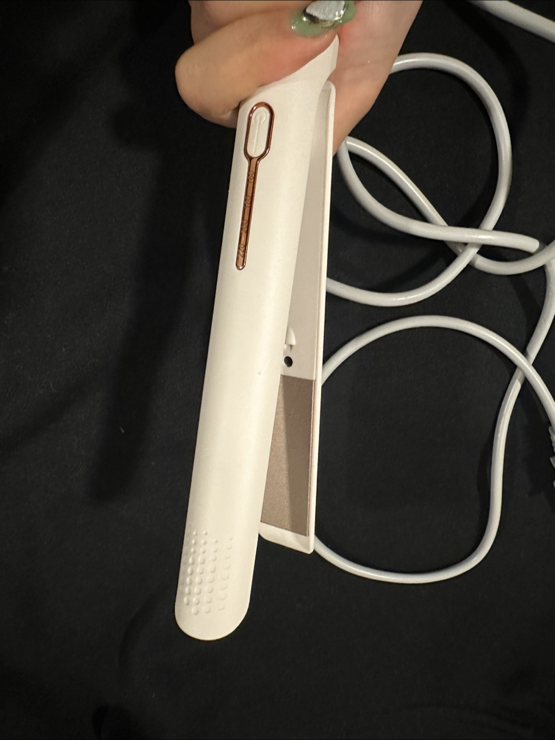 White Mini Hair Straightener