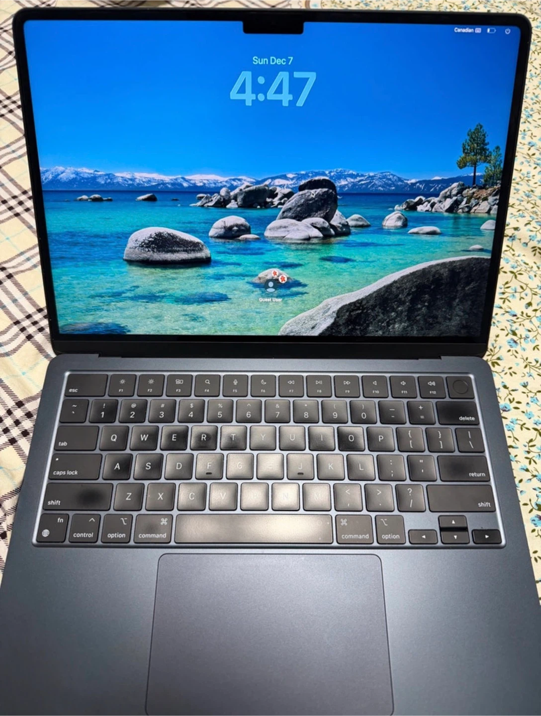 MacBook Air M3 13 inch 256 GB, Midnight Blue