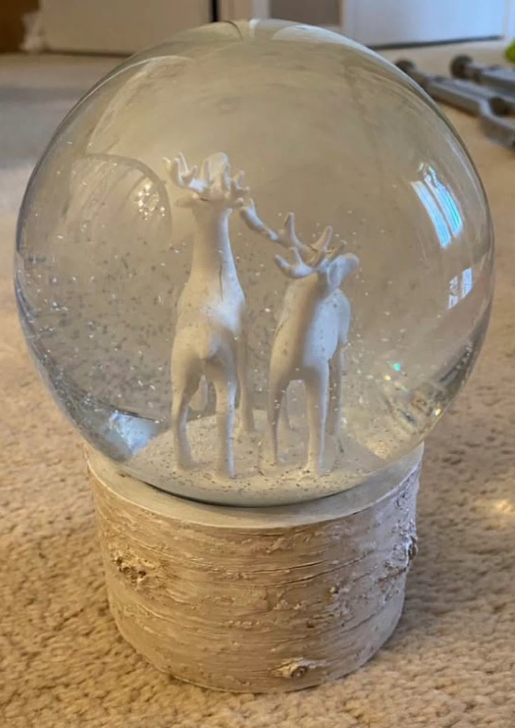 Decorative Snow Globe with Reindeer - photo 3