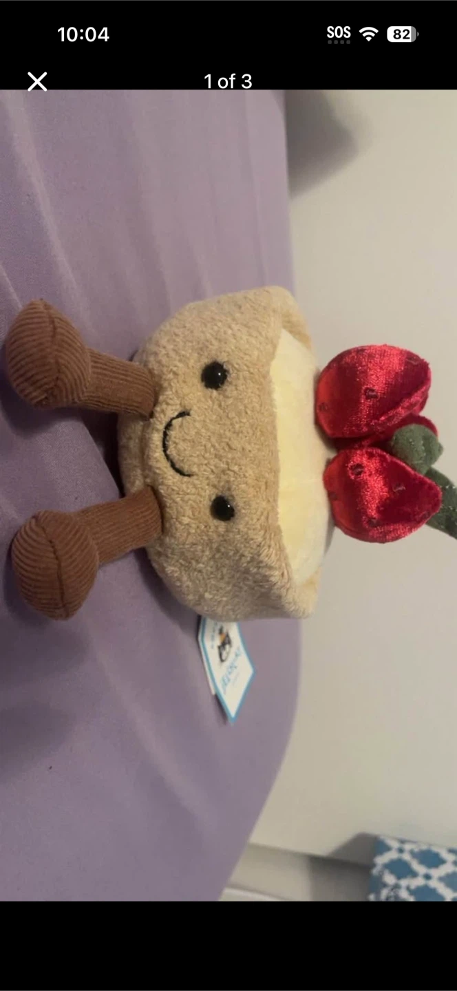 Jellycat Amuseable Strawberry Tart Plush