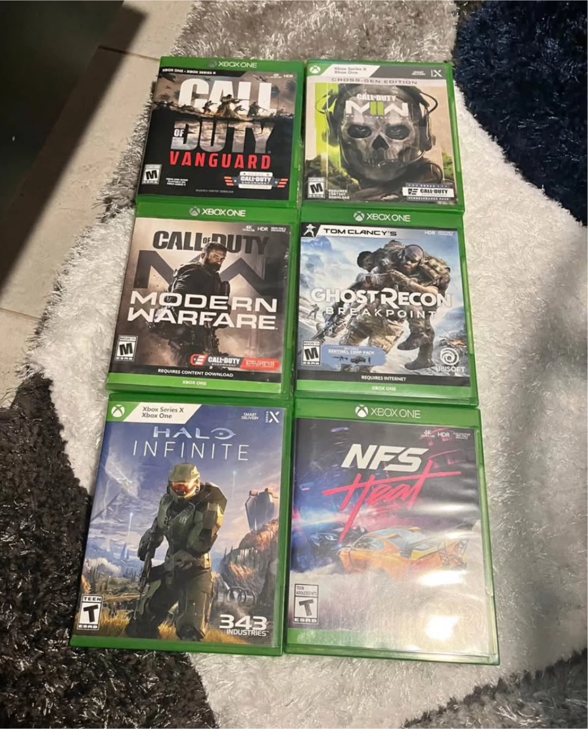 Xbox One Video Games: Call of Duty, Halo, NFS, Ghost Recon