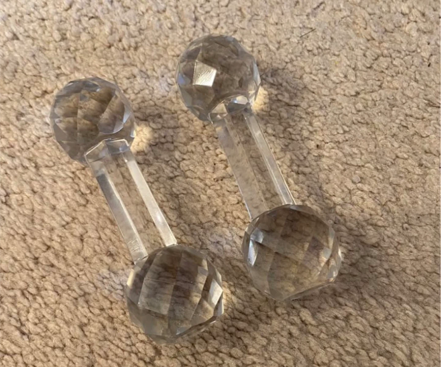 Crystal knife rest- Set of 2