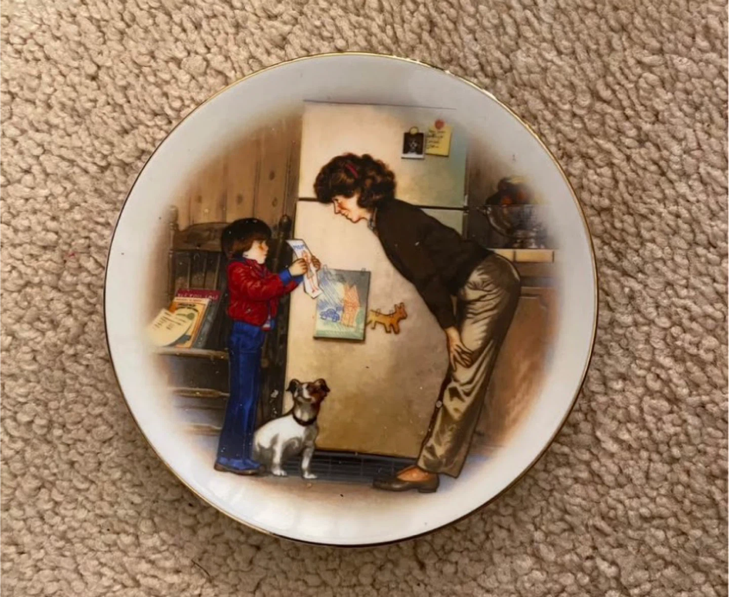 Avon Special Memories Creation of Love Mother's Day Plate 1985