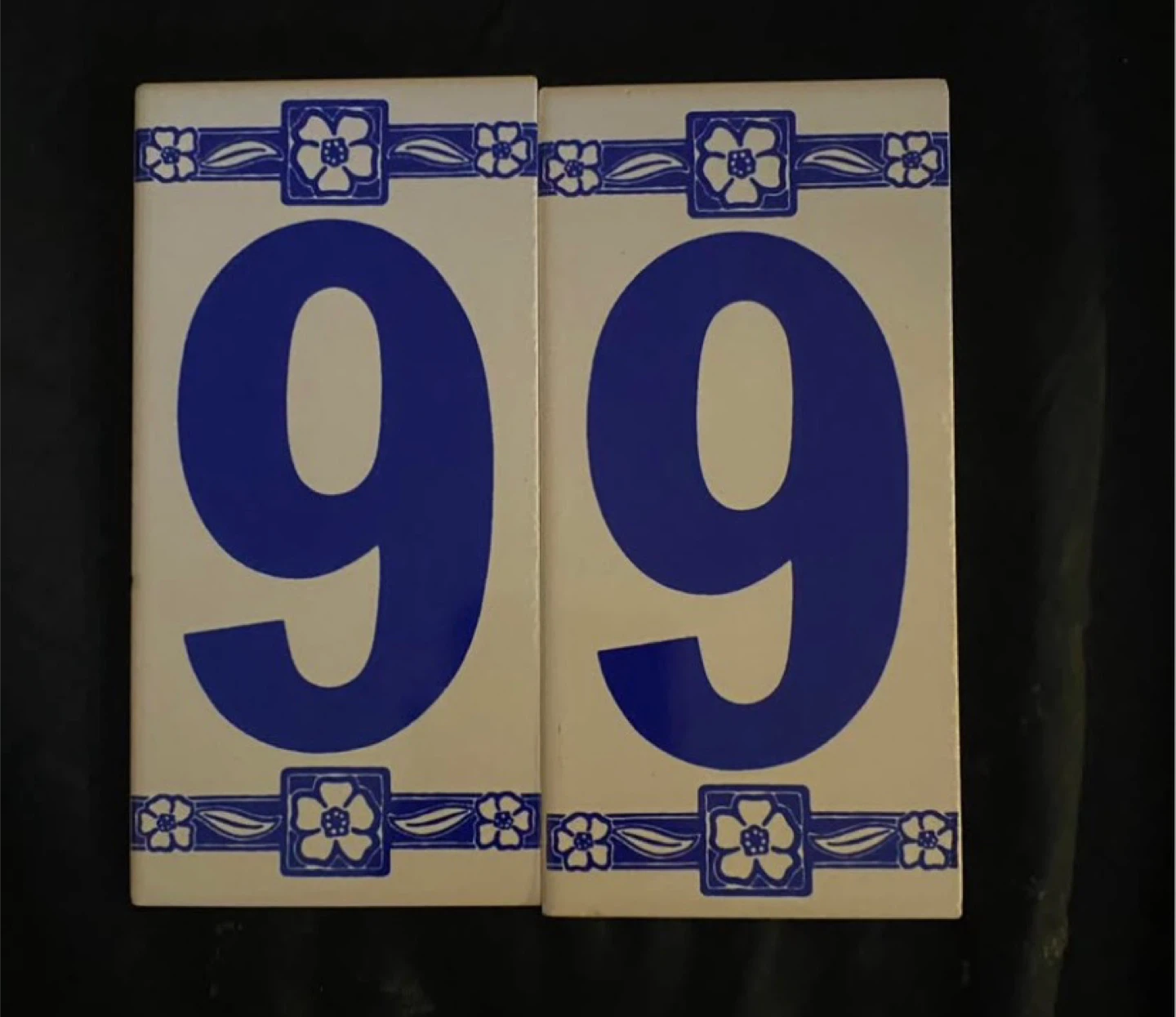 Portuguese Ceramic House Numbers - Set of Two - photo 5