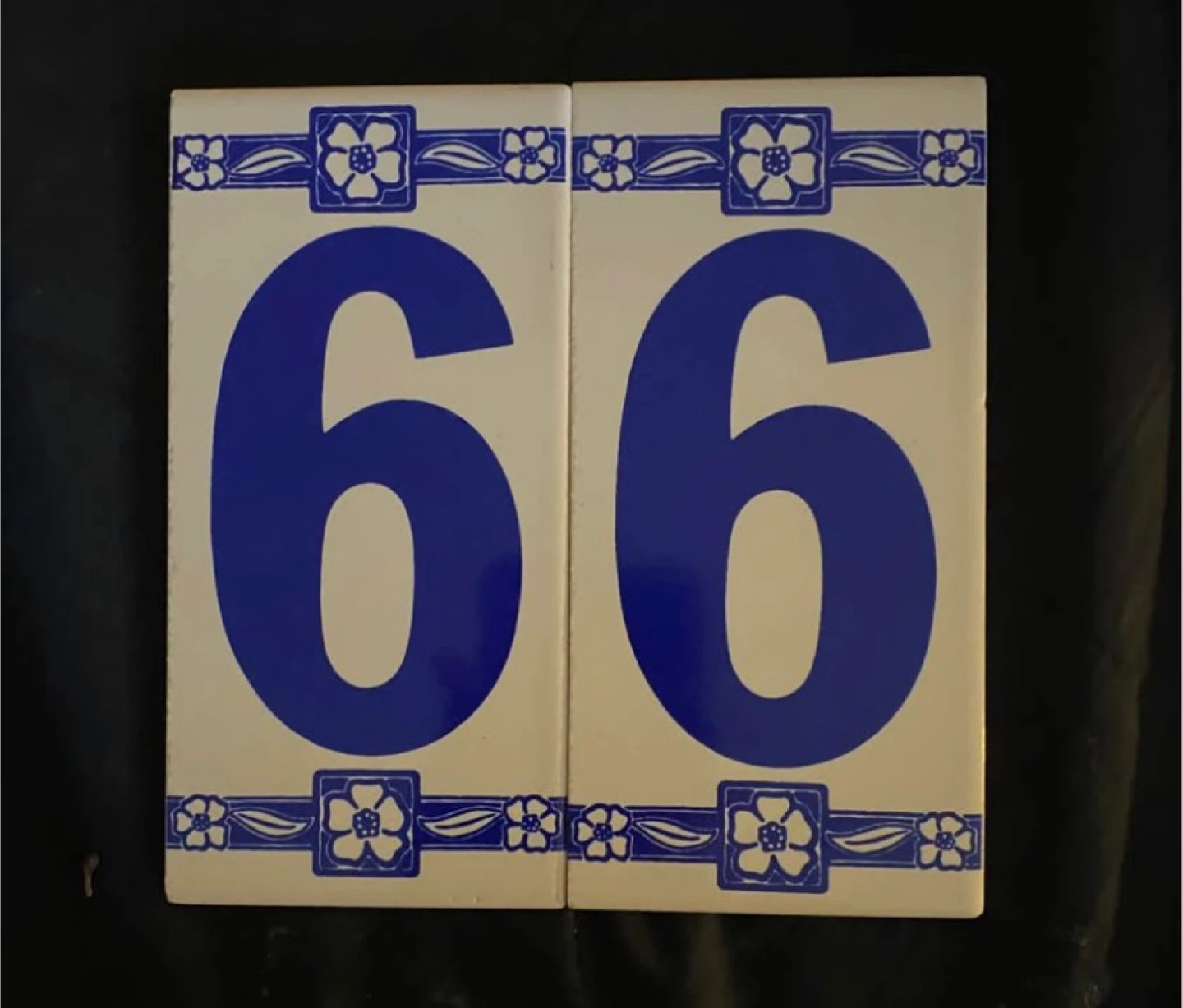 Portuguese Ceramic House Numbers - Set of Two - photo 3