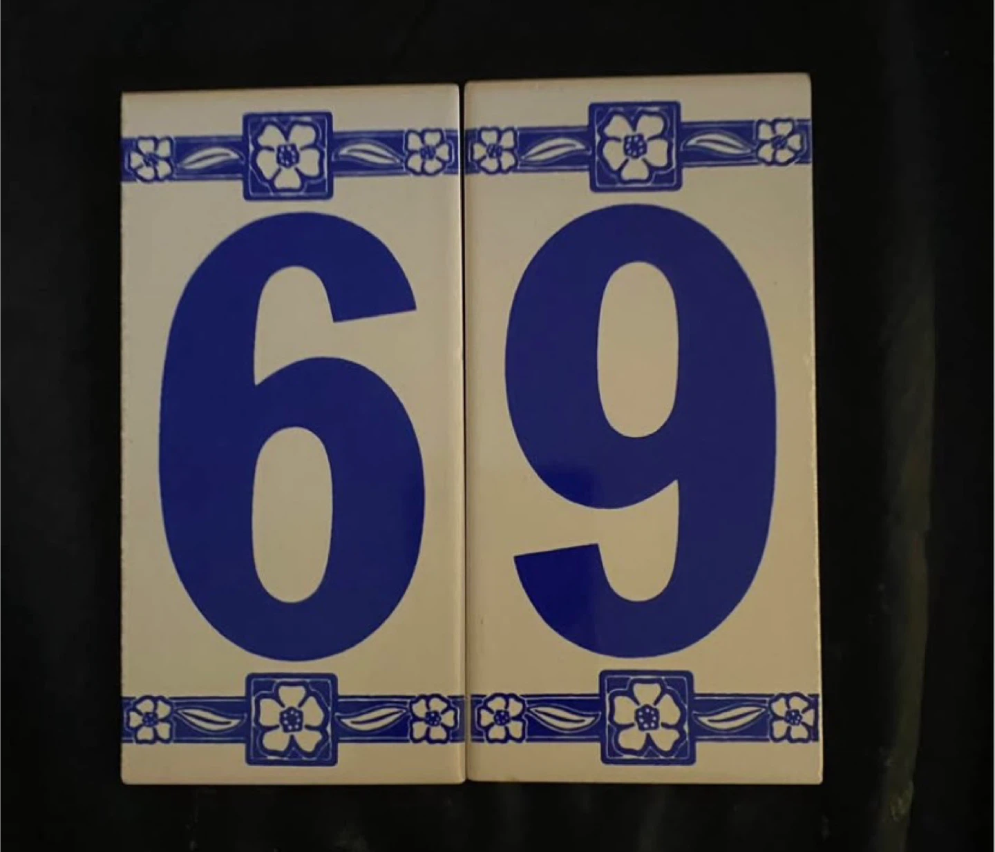 Portuguese Ceramic House Numbers - Set of Two - photo 4