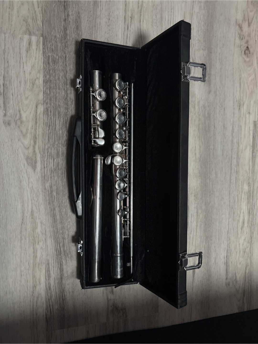 Silver Flute with Case - photo 2