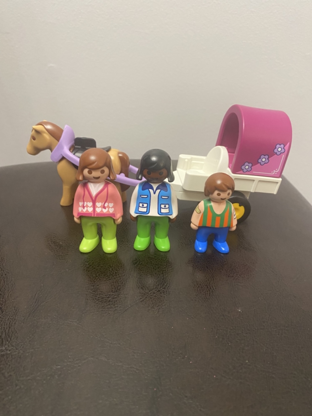 Playmobil 123 Horse Drawn Wagon with Figures