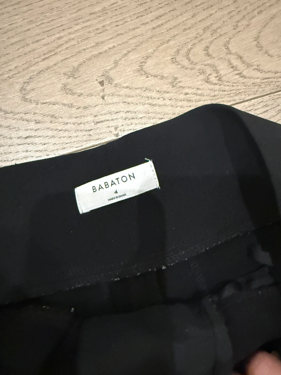 Aritzia Babaton Black Wide Leg Pants Size 4 - photo 3