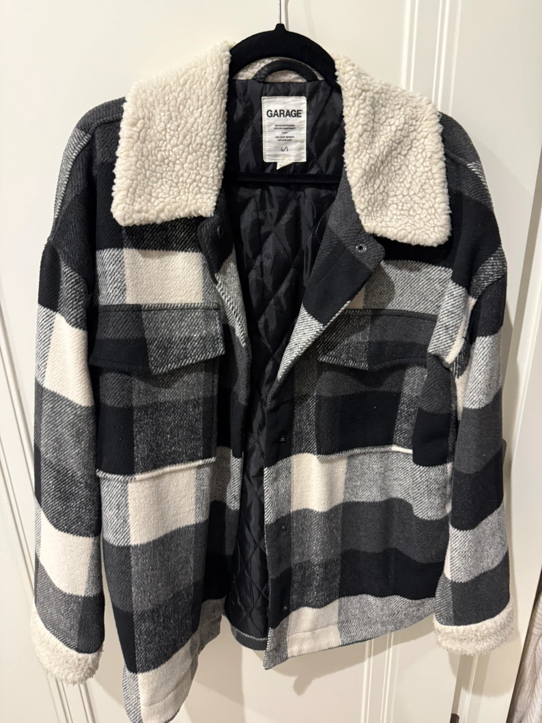 Women’s Garage Plaid Jacket - Size Medium
