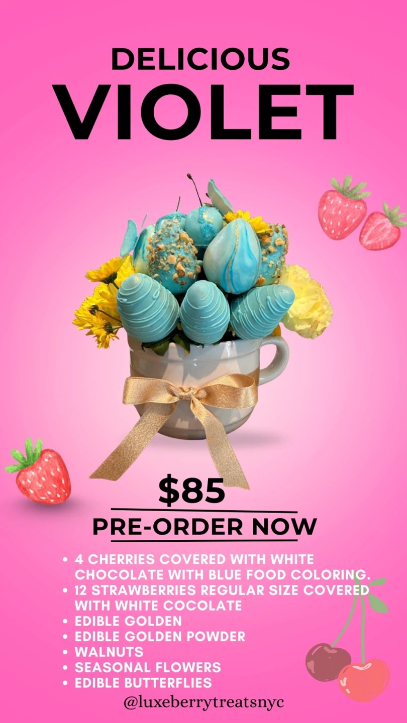 Chocolate Covered Strawberry & Cherry Arrangement - photo 3