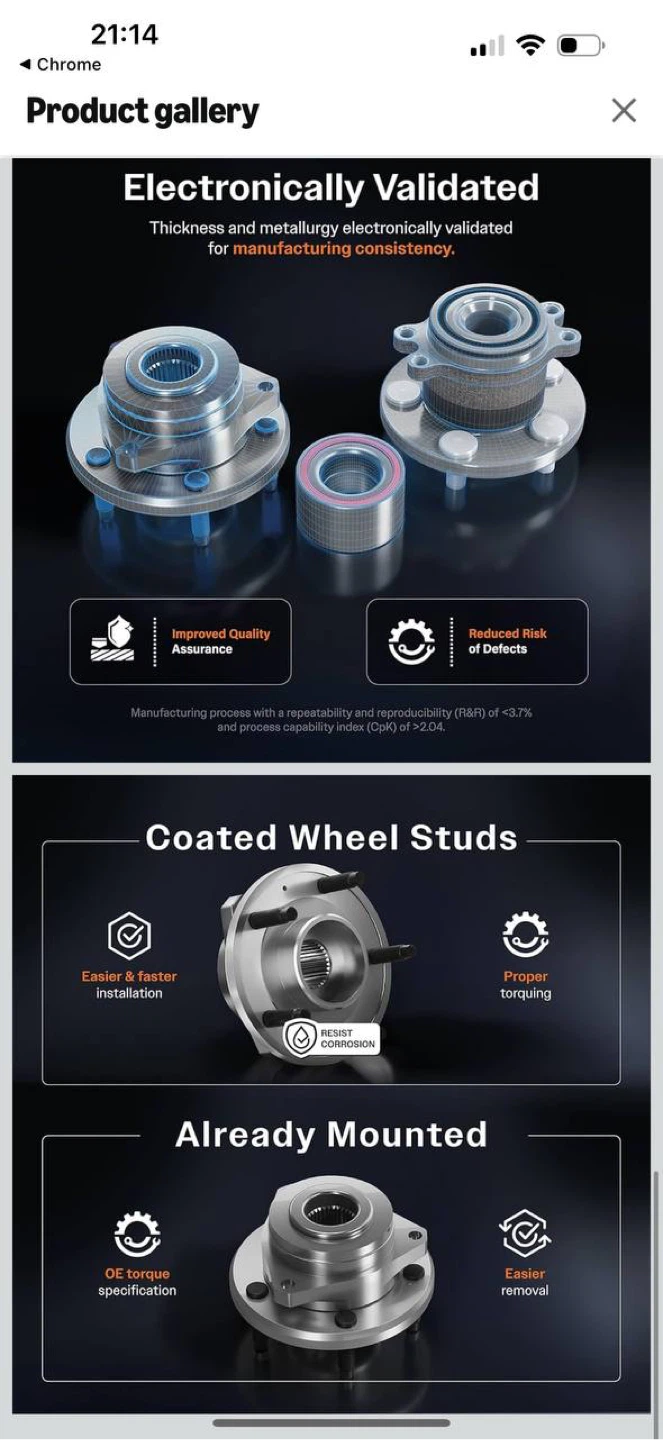KUGEL Rear Wheel Bearing & Hub Assembly 70-512336 – VW / Audi - photo 4