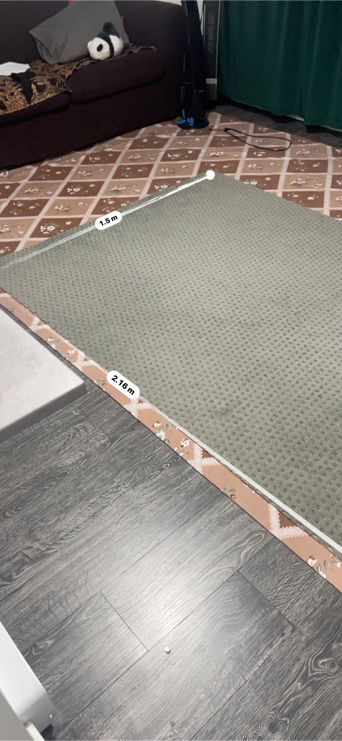 Large Area Rug - 2.16 m x 1.5 m