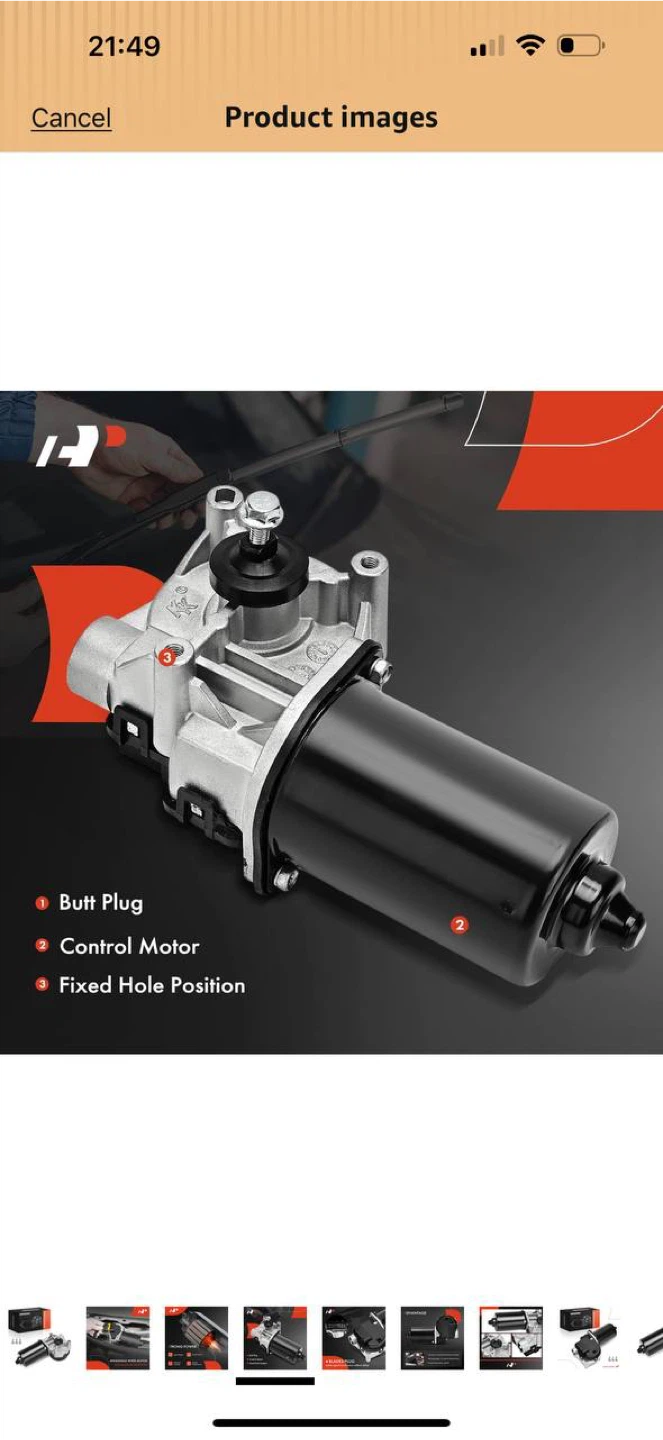 A-Premium Front Windshield Wiper Motor (12-Pin) – Ford / - photo 5