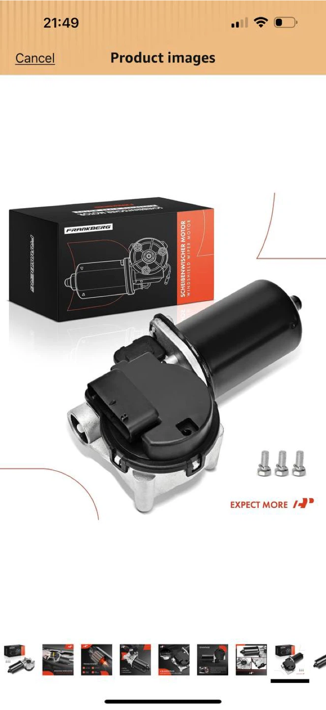 A-Premium Front Windshield Wiper Motor (12-Pin) – Ford / - photo 2
