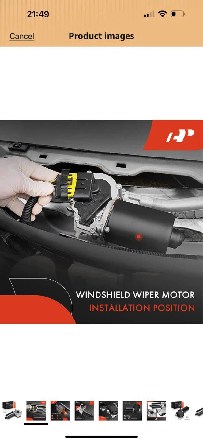 A-Premium Front Windshield Wiper Motor (12-Pin) – Ford / - photo 3
