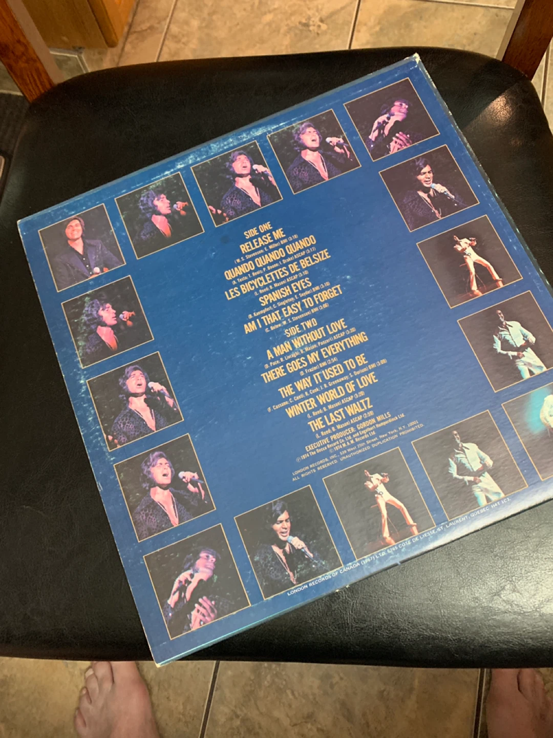 Engelbert Humperdinck His Greatest Hits Vinyl Record - photo 2