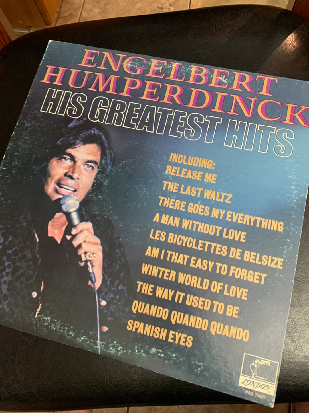 Engelbert Humperdinck His Greatest Hits Vinyl Record