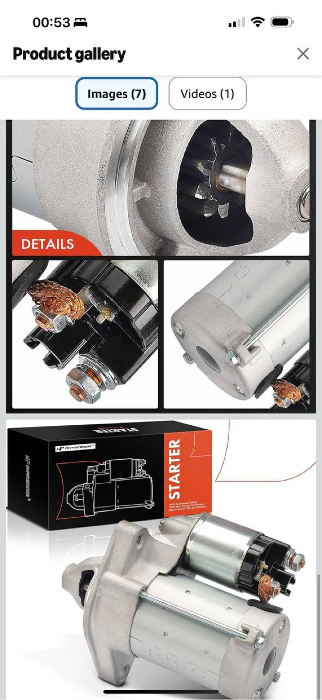 A-Premium Starter Motor for Toyota Yaris / Echo / Scion xA xB 2 - photo 4