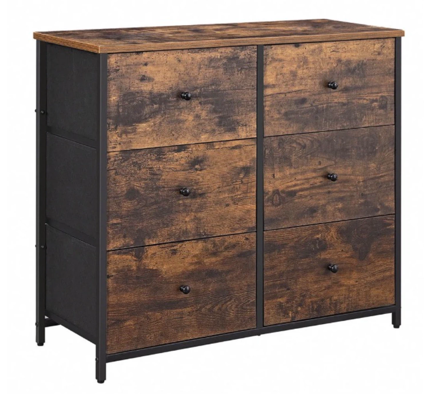 SONGMICS 6 Drawer Dresser - Rustic Brown ( 2 for $100) - photo 2