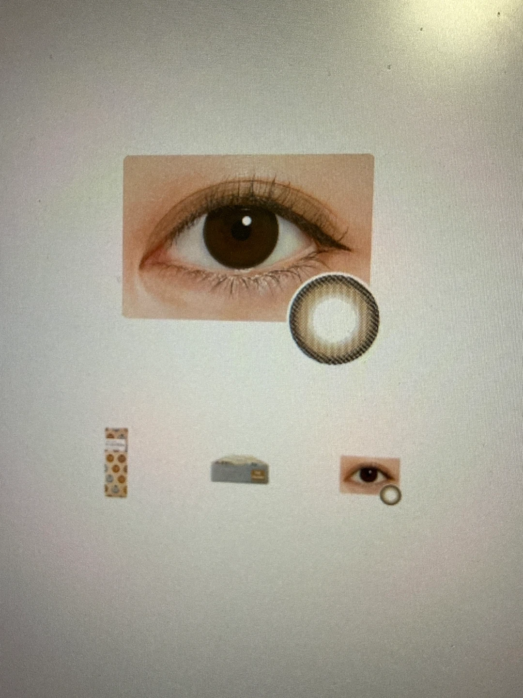 N’s Collection Hot Chocolate daily coloured contact lenses -2.25 - photo 5