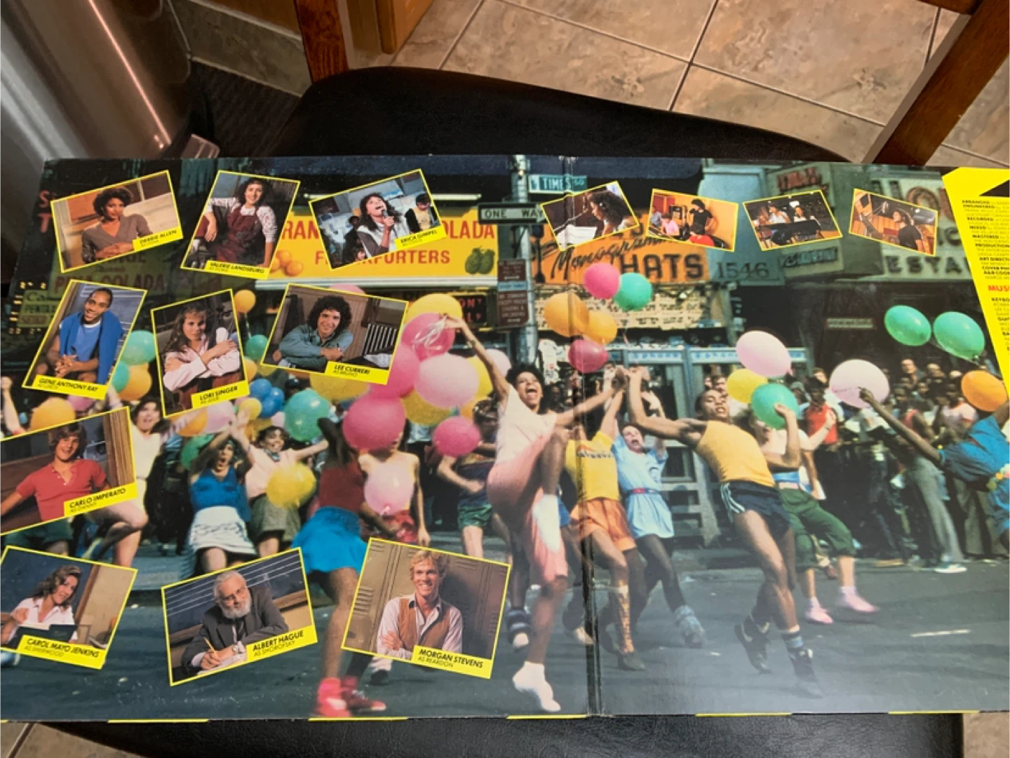 The Kids from Fame Soundtrack Vinyl Record Album - photo 2