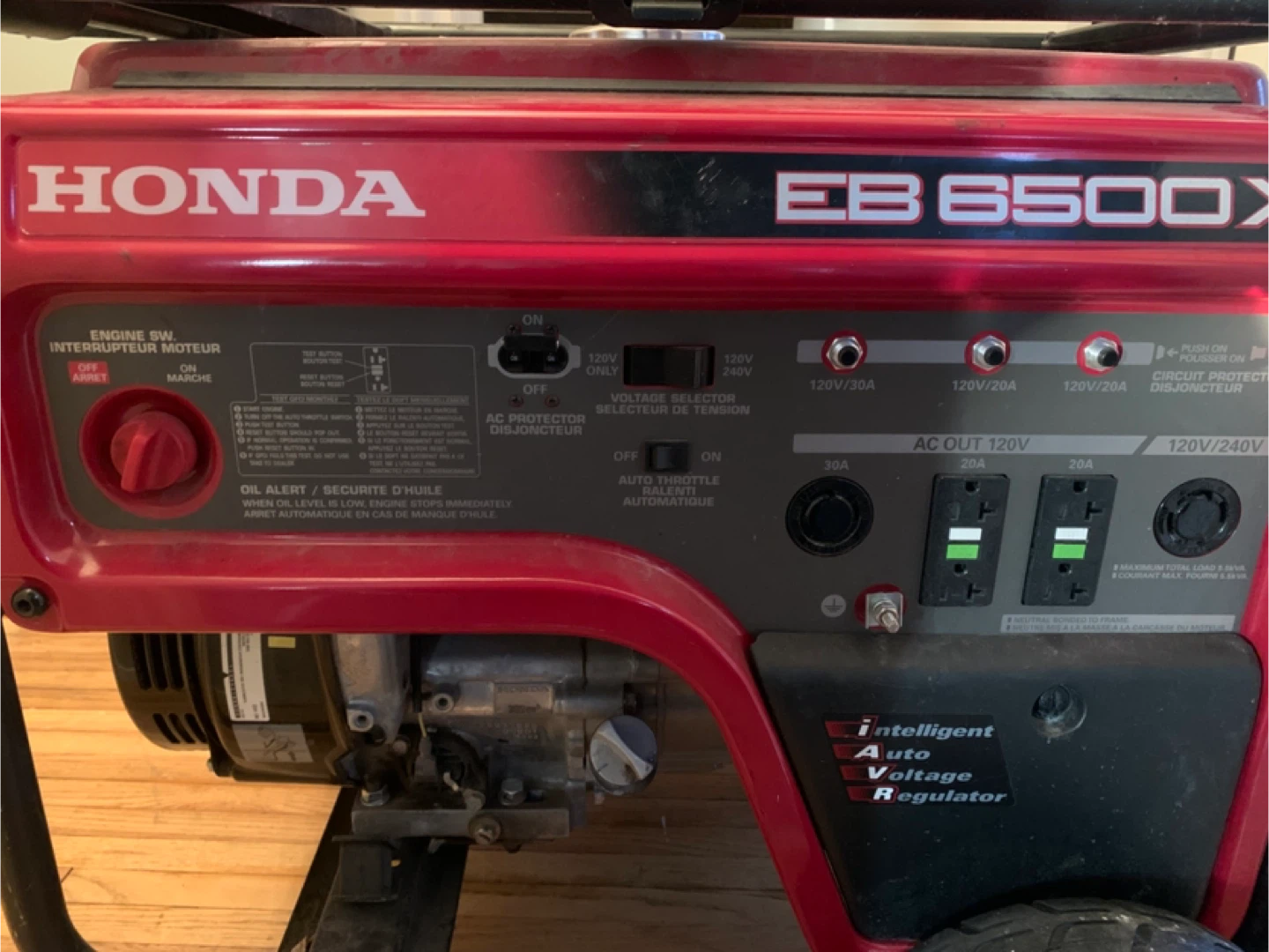 Honda EB6500X Generator