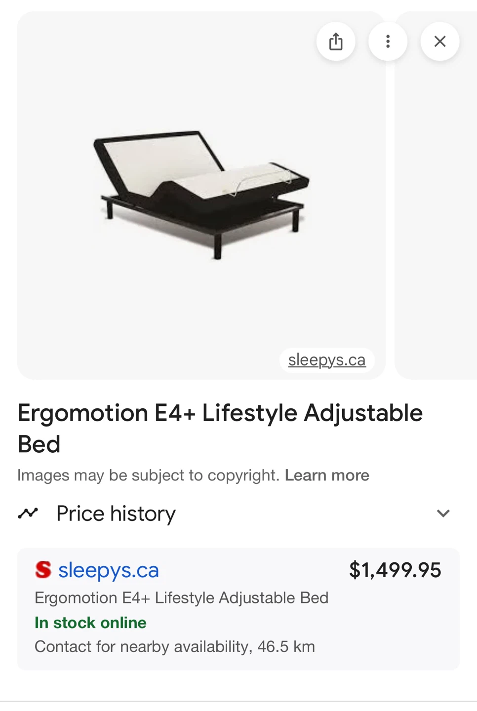 Ergomotion E4+ Lifestyle Adjustable Bed - photo 2
