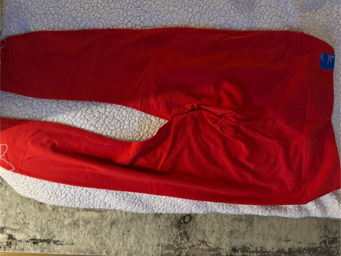 Adidas Red Trefoil Logo Hoodie XL 1X leggings set - photo 3