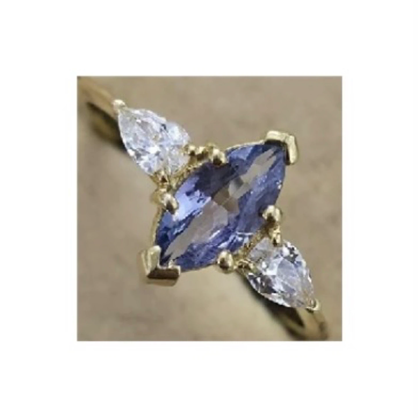 Sterling Silver Tanzanite  Ring