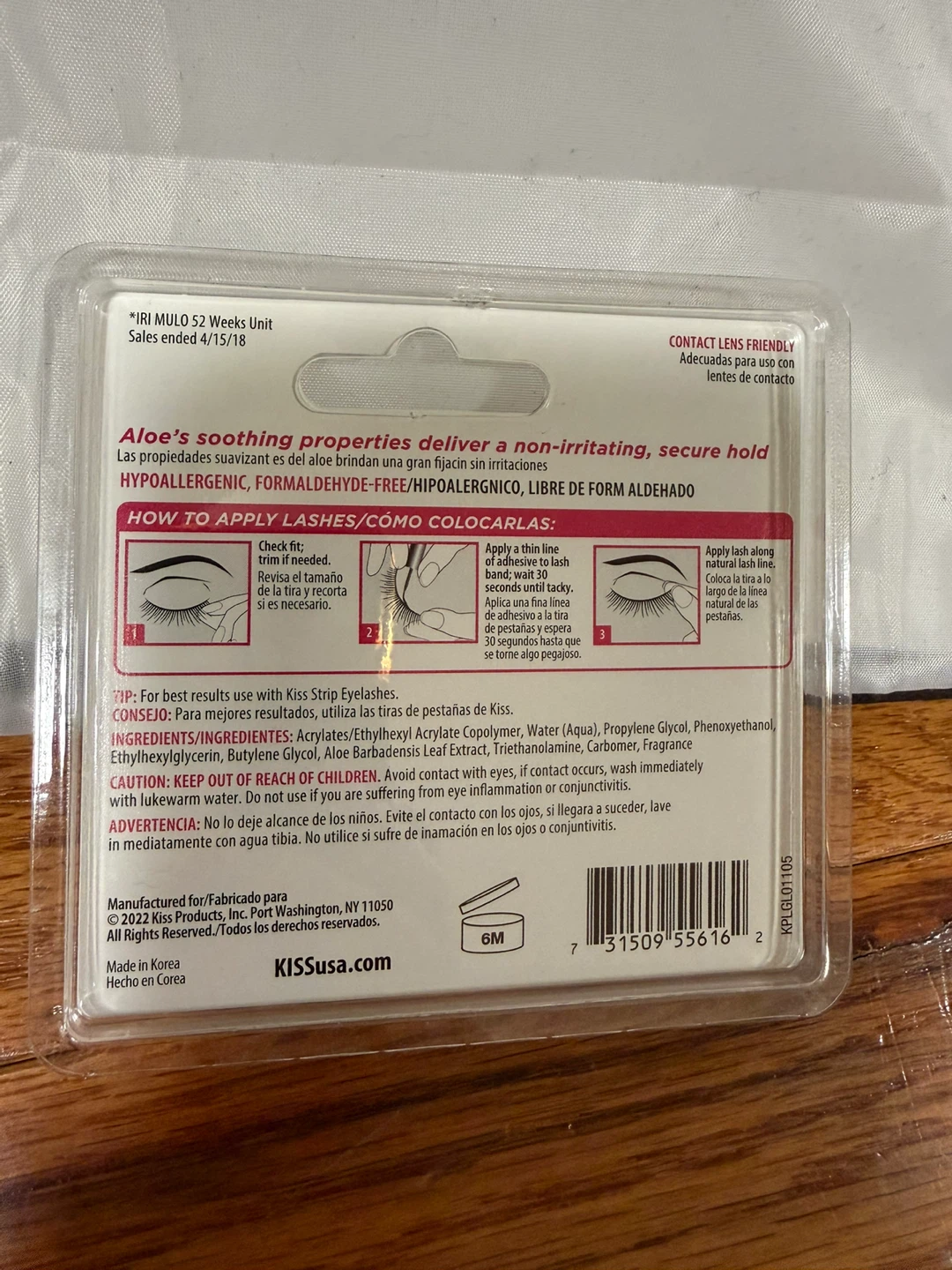 KISS Strip Lash Adhesive - Clear, Latex-Free - photo 2