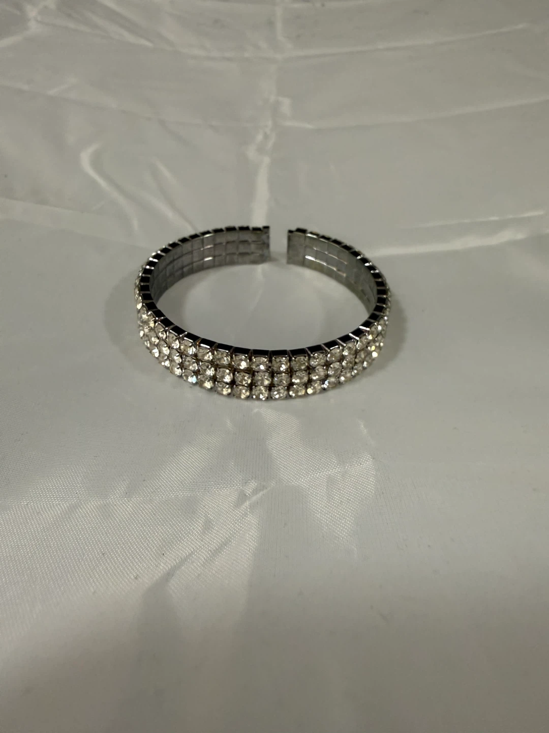 Rhinestone Bangle Bracelet