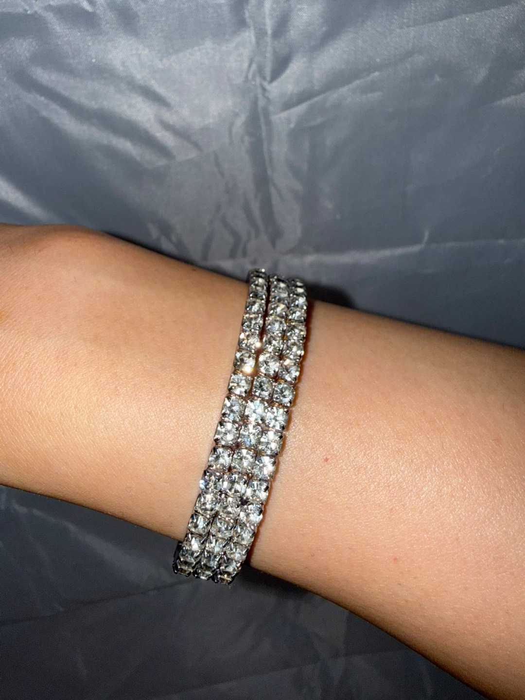 Rhinestone Bangle Bracelet - photo 2