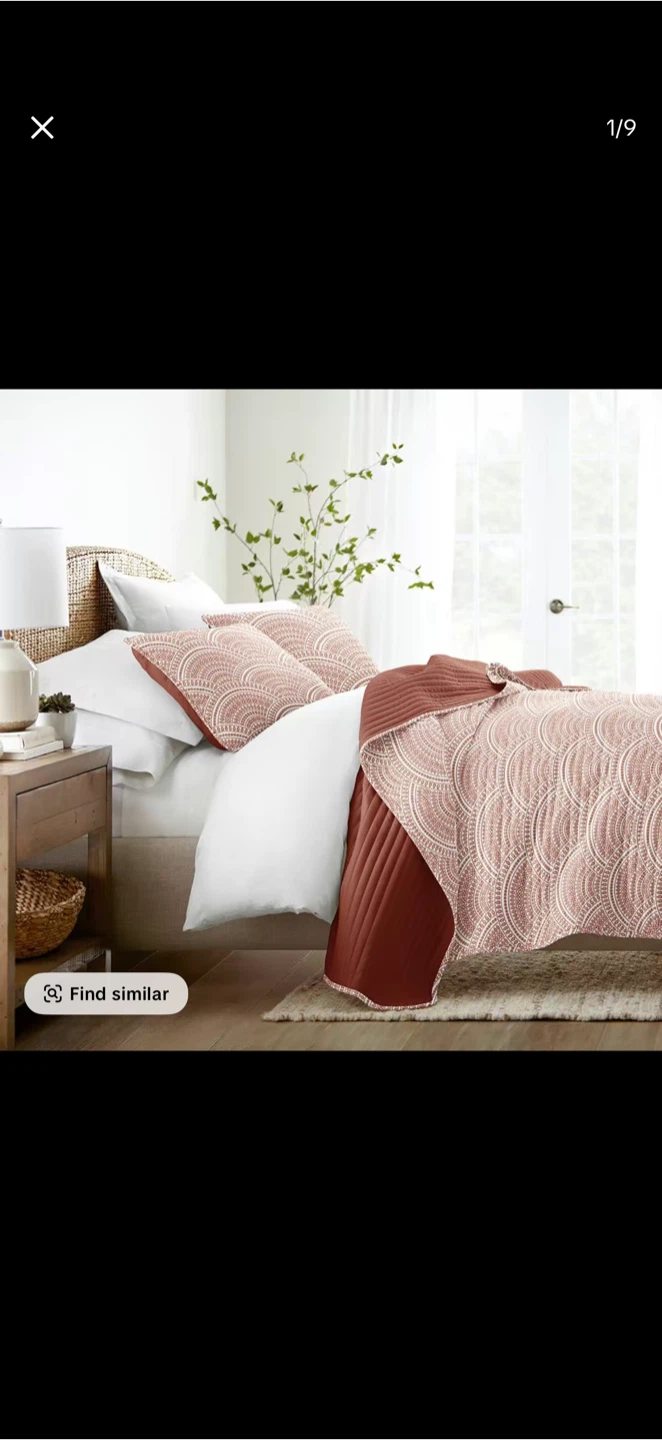 Quilt Set - Eucalyptus & White Pattern - photo 2