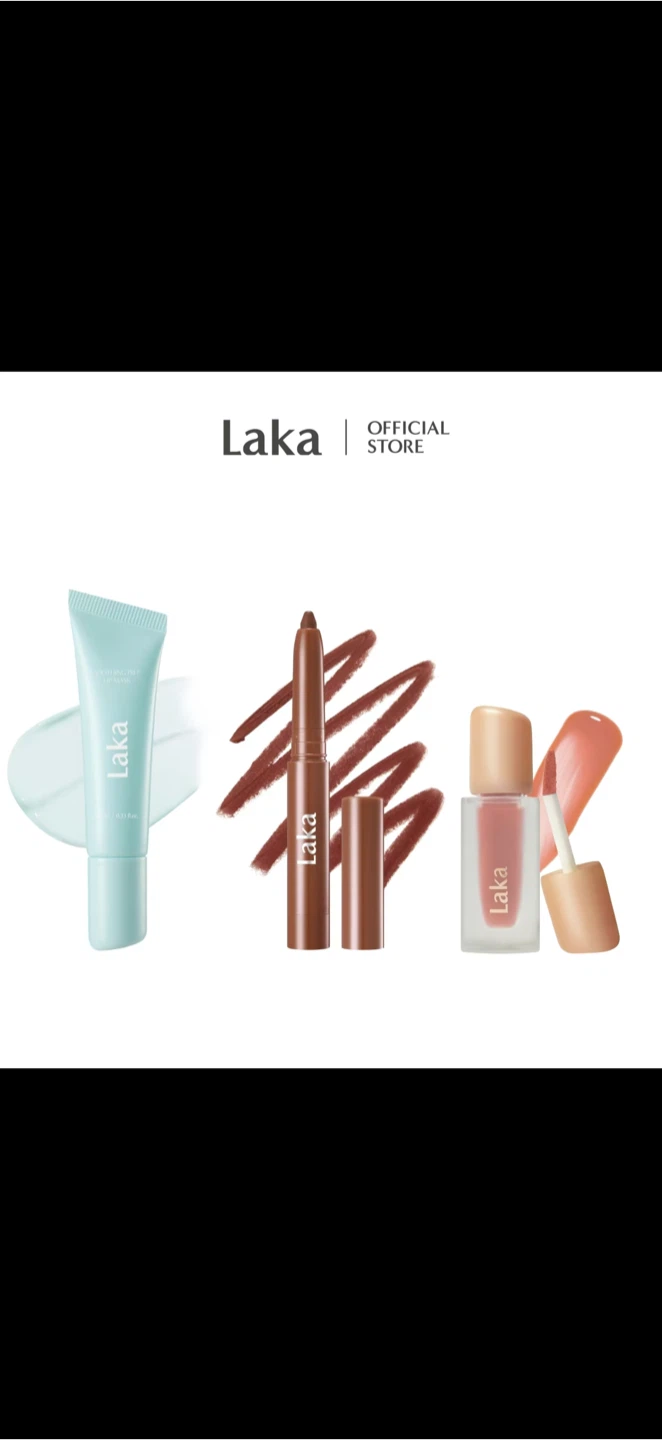 Laka Fruity Glam Tint & Lip Liner Set