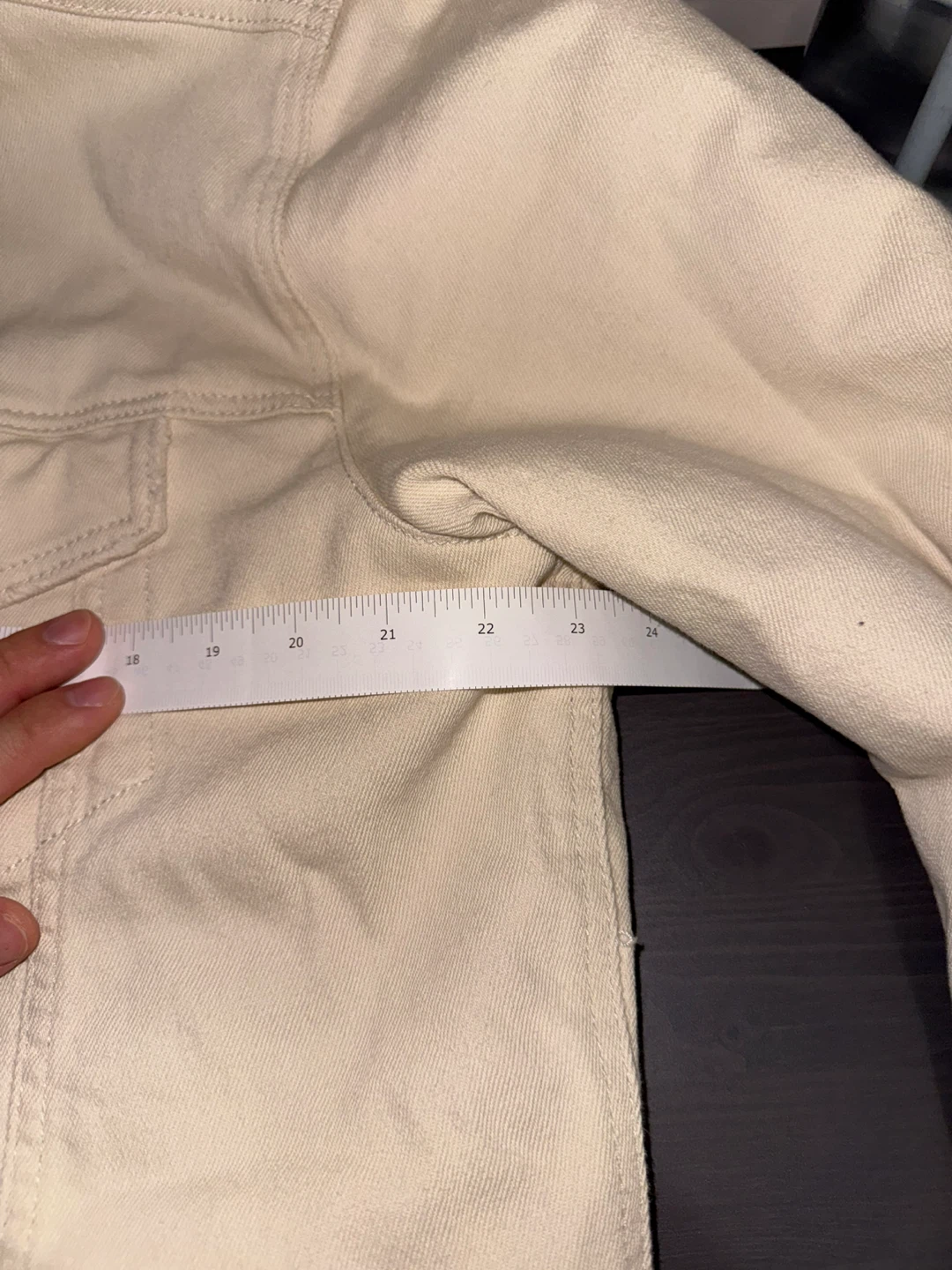 Hollister Sherpa Lined Denim Jacket - Beige - photo 4