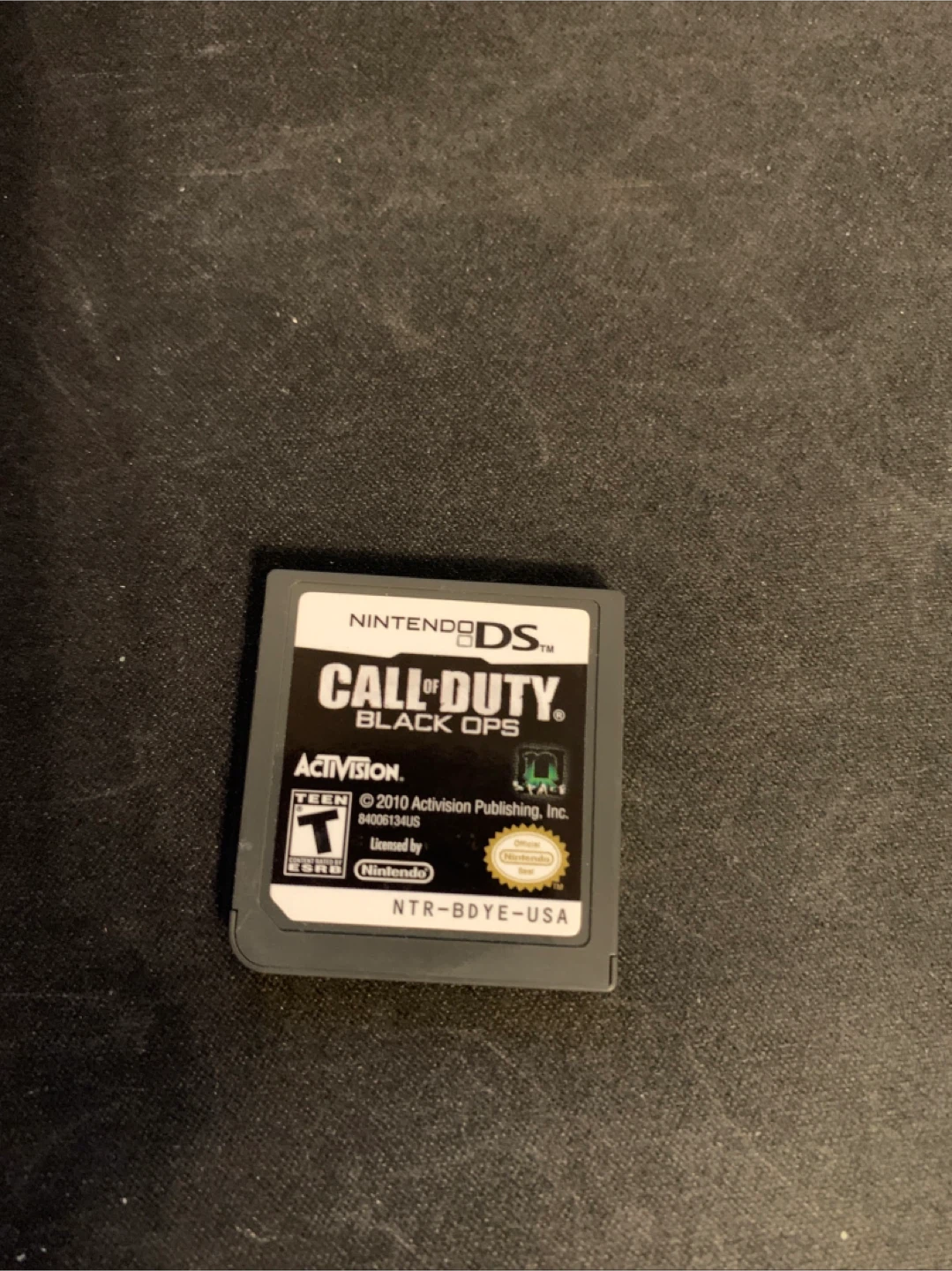 Call of Duty Black Ops Nintendo DS Game