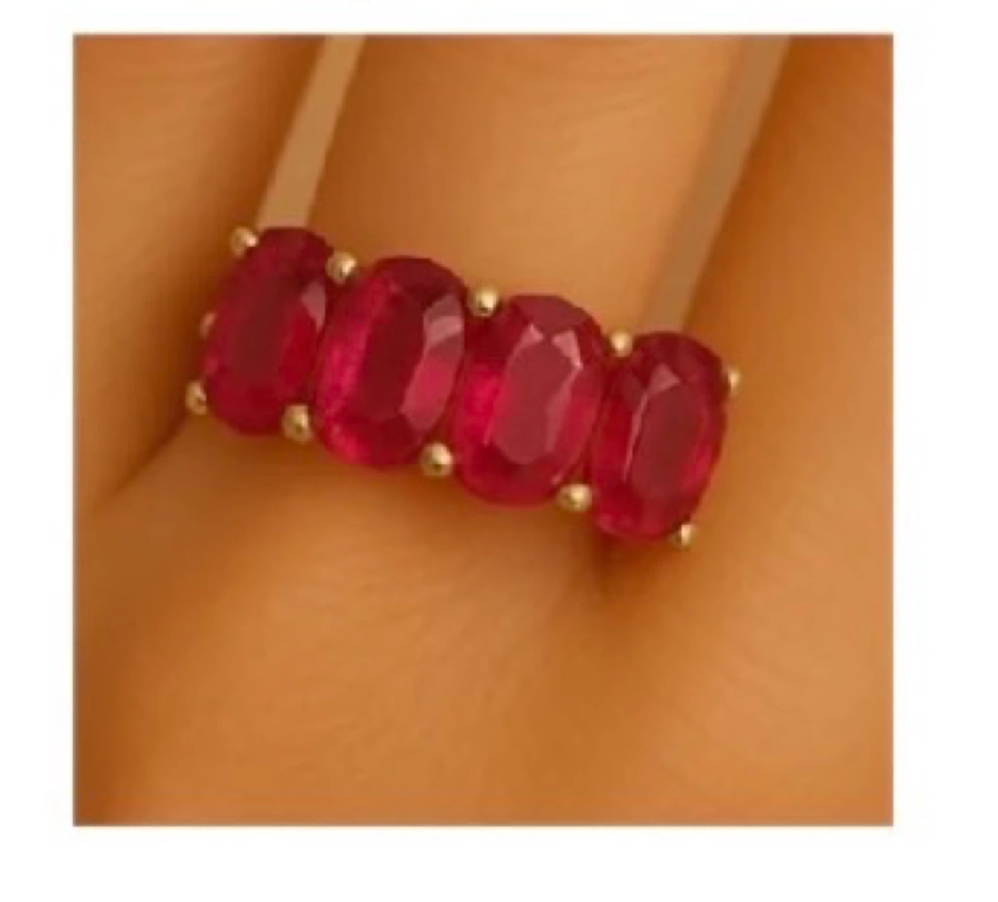 10K Gold Ruby Ring